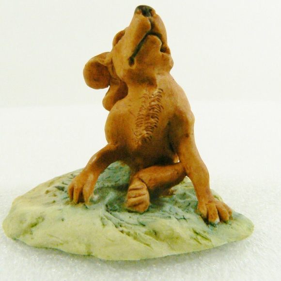 Lowell Davis Schmid Border Fine Art 1989 Fleas Dog Puppy Figurine Scotland - Picture 2 of 9